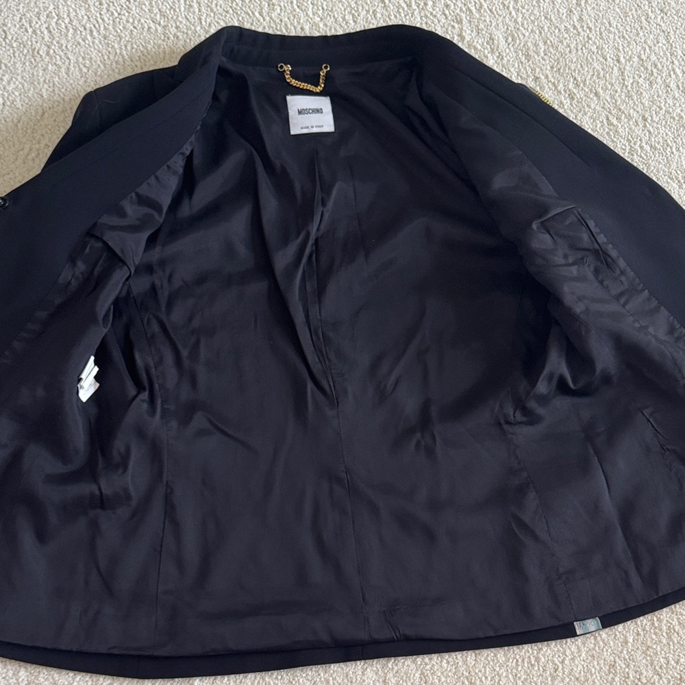 Moschino Classic Black Blazer - Picture 6 of 11